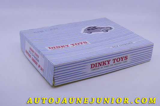 Le Dinky Toys Citroën 2Cv -Boite "Repro"  est en vente sur Auto Jaune Junior ! Découvrez nos collections de diecast Dinky-Toys, Corgi, Corgi-Toys, Solido, Norev… AutoJaune Junior ; Retrouvez AutoJauneJunior au magasin AutoJaune Paris, ouvert en 1984 par Vincent Espinasse. 
