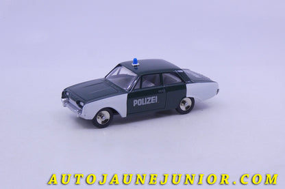 Le Atlas Ford Taunus Polizei est en vente sur Auto Jaune Junior ! Découvrez nos collections de diecast Dinky-Toys, Corgi, Corgi-Toys, Solido, Norev… AutoJaune Junior ; Retrouvez AutoJauneJunior au magasin AutoJaune Paris, ouvert en 1984 par Vincent Espinasse. 