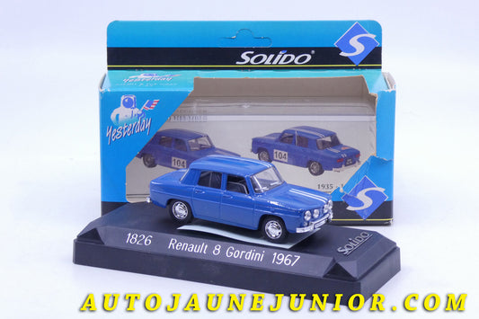 Le Solido Renault R8 Gordini "1967" est en vente sur Auto Jaune Junior ! Découvrez nos collections de diecast Dinky-Toys, Corgi, Corgi-Toys, Solido, Norev… AutoJaune Junior ; Retrouvez AutoJauneJunior au magasin AutoJaune Paris, ouvert en 1984 par Vincent Espinasse. 