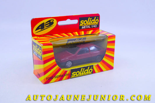 Le Solido Ford Sierra XR4 I est en vente sur Auto Jaune Junior ! Découvrez nos collections de diecast Dinky-Toys, Corgi, Corgi-Toys, Solido, Norev… AutoJaune Junior ; Retrouvez AutoJauneJunior au magasin AutoJaune Paris, ouvert en 1984 par Vincent Espinasse. 