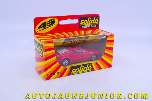 Le Solido BMW M1 est en vente sur Auto Jaune Junior ! Découvrez nos collections de diecast Dinky-Toys, Corgi, Corgi-Toys, Solido, Norev… AutoJaune Junior ; Retrouvez AutoJauneJunior au magasin AutoJaune Paris, ouvert en 1984 par Vincent Espinasse. 