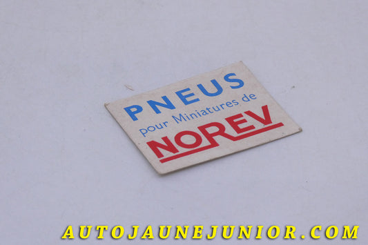 Le Norev Objet Papier d'origine "Pneus Norev" est en vente sur Auto Jaune Junior ! Découvrez nos collections de diecast Dinky-Toys, Corgi, Corgi-Toys, Solido, Norev… AutoJaune Junior ; Retrouvez AutoJauneJunior au magasin AutoJaune Paris, ouvert en 1984 par Vincent Espinasse. 