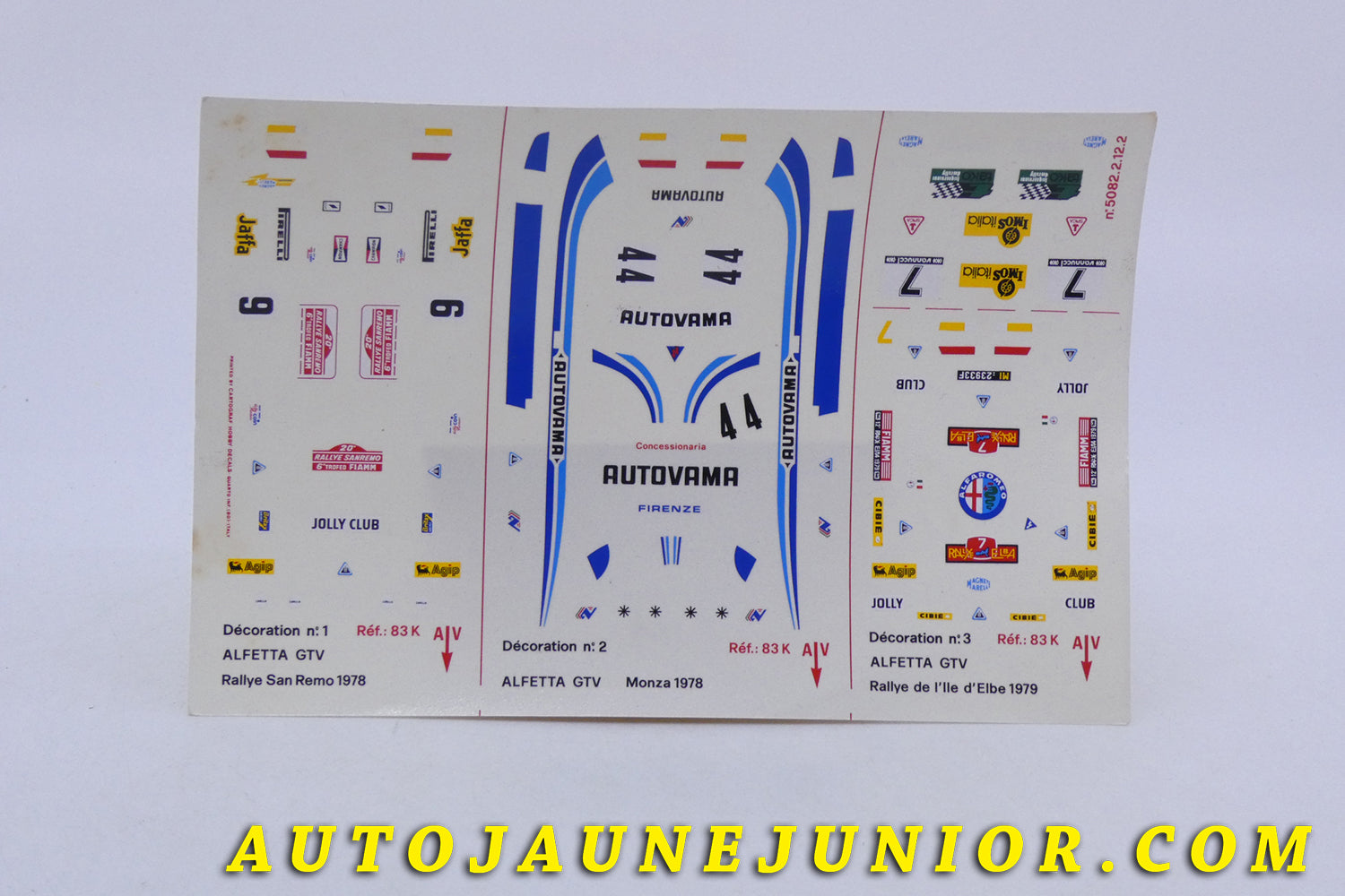 Le Objet divers Document Planche de décalques est en vente sur Auto Jaune Junior ! Découvrez nos collections de diecast Dinky-Toys, Corgi, Corgi-Toys, Solido, Norev… AutoJaune Junior ; Retrouvez AutoJauneJunior au magasin AutoJaune Paris, ouvert en 1984 par Vincent Espinasse. 