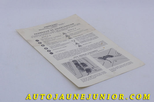 #1697 - Dinky Toys - Document - Initialization to signaling