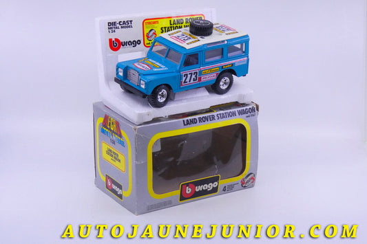 Le Burago Land-Rover 109 LWB Paris dakar est en vente sur Auto Jaune Junior ! Découvrez nos collections de diecast Dinky-Toys, Corgi, Corgi-Toys, Solido, Norev… Retrouvez AutoJauneJunior au magasin AutoJaune Paris, ouvert en 1984 par Vincent Espinasse. 
