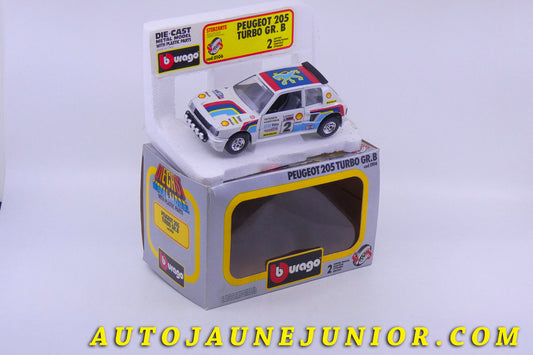 Le Burago Peugeot 205 turbo 16 est en vente sur Auto Jaune Junior ! Découvrez nos collections de diecast Dinky-Toys, Corgi, Corgi-Toys, Solido, Norev… AutoJaune Junior ; Retrouvez AutoJauneJunior au magasin AutoJaune Paris, ouvert en 1984 par Vincent Espinasse. 