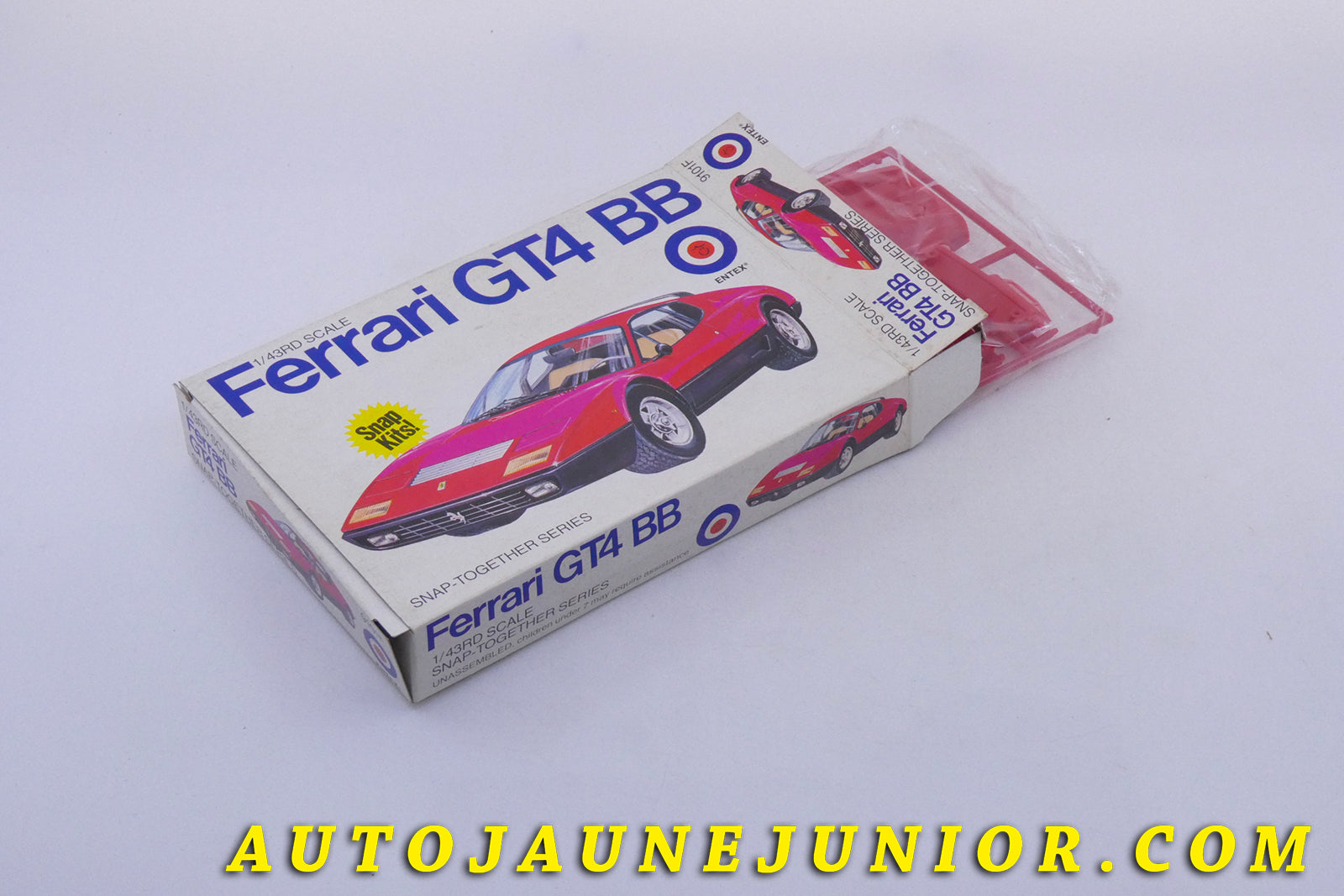 Le Entex Ferrari GT4 BB est en vente sur Auto Jaune Junior ! Découvrez nos collections de diecast Dinky-Toys, Corgi, Corgi-Toys, Solido, Norev… AutoJaune Junior ; Retrouvez AutoJauneJunior au magasin AutoJaune Paris, ouvert en 1984 par Vincent Espinasse. 