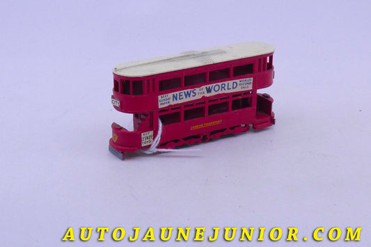 Le Matchbox Autre Deux étages "London Transport" est en vente sur Auto Jaune Junior ! Découvrez nos collections de diecast Dinky-Toys, Corgi, Corgi-Toys, Solido, Norev… AutoJaune Junior ; Retrouvez AutoJauneJunior au magasin AutoJaune Paris, ouvert en 1984 par Vincent Espinasse. 