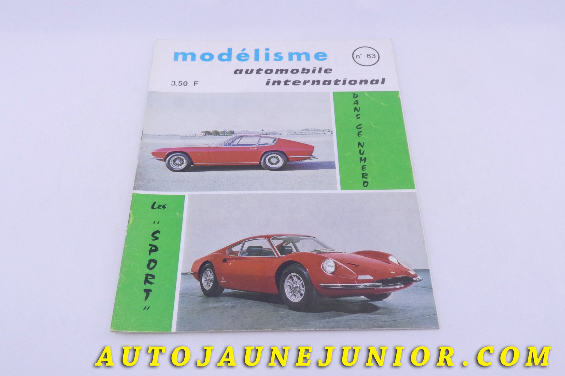 Le Magazine Modélisme Modélisme Numéro 63 est en vente sur Auto Jaune Junior ! Découvrez nos collections de diecast Dinky-Toys, Corgi, Corgi-Toys, Solido, Norev… AutoJaune Junior ; Retrouvez AutoJauneJunior au magasin AutoJaune Paris, ouvert en 1984 par Vincent Espinasse. 