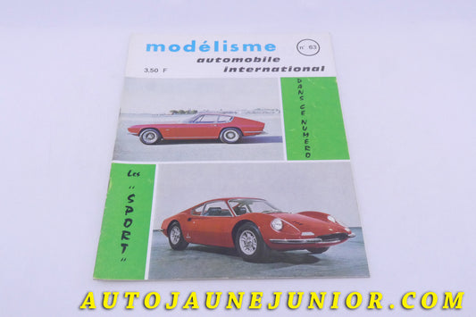 Le Magazine Modélisme Modélisme Numéro 63 est en vente sur Auto Jaune Junior ! Découvrez nos collections de diecast Dinky-Toys, Corgi, Corgi-Toys, Solido, Norev… AutoJaune Junior ; Retrouvez AutoJauneJunior au magasin AutoJaune Paris, ouvert en 1984 par Vincent Espinasse. 