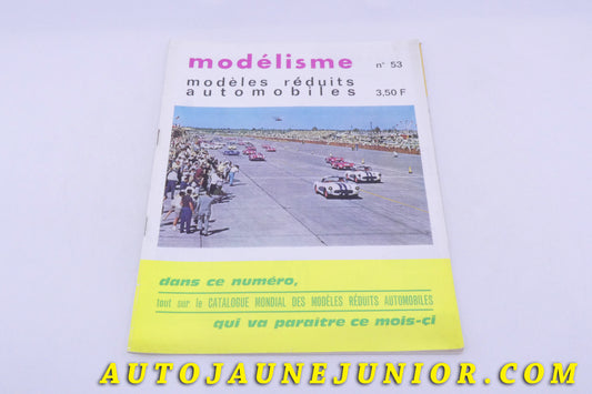 Le Magazine Modélisme Modélisme Numéro 53 est en vente sur Auto Jaune Junior ! Découvrez nos collections de diecast Dinky-Toys, Corgi, Corgi-Toys, Solido, Norev… AutoJaune Junior ; Retrouvez AutoJauneJunior au magasin AutoJaune Paris, ouvert en 1984 par Vincent Espinasse. 