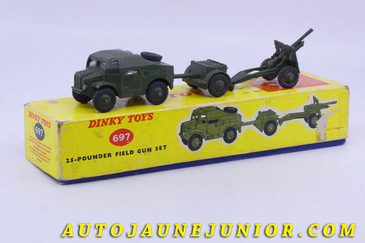 Le Dinky Toys Morris Camion avec caisson et canon de 25 pound est en vente sur Auto Jaune Junior ! Découvrez nos collections de diecast Dinky-Toys, Corgi, Corgi-Toys, Solido, Norev… AutoJaune Junior ; Retrouvez AutoJauneJunior au magasin AutoJaune Paris, ouvert en 1984 par Vincent Espinasse. 