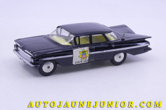 Le Corgi Toys Chevrolet Impala Estate Patrol est en vente sur Auto Jaune Junior ! Découvrez nos collections de diecast Dinky-Toys, Corgi, Corgi-Toys, Solido, Norev… AutoJaune Junior ; Retrouvez AutoJauneJunior au magasin AutoJaune Paris, ouvert en 1984 par Vincent Espinasse. 
