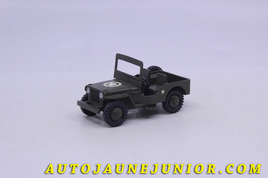 Le Dinky Toys Willys Jeep US army est en vente sur Auto Jaune Junior ! Découvrez nos collections de diecast Dinky-Toys, Corgi, Corgi-Toys, Solido, Norev… AutoJaune Junior ; Retrouvez AutoJauneJunior au magasin AutoJaune Paris, ouvert en 1984 par Vincent Espinasse. 