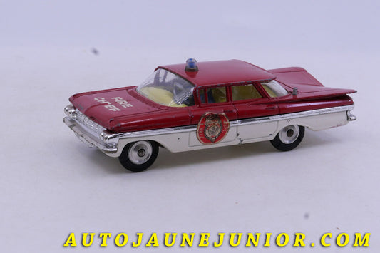 Le Corgi Toys Chevrolet Impala fire chief est en vente sur Auto Jaune Junior ! Découvrez nos collections de diecast Dinky-Toys, Corgi, Corgi-Toys, Solido, Norev… AutoJaune Junior ; Retrouvez AutoJauneJunior au magasin AutoJaune Paris, ouvert en 1984 par Vincent Espinasse. 