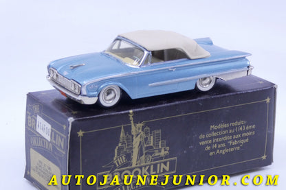 Le Brooklin Ford Sunliner 1960 #37 est en vente sur Auto Jaune Junior ! Découvrez nos collections de diecast Dinky-Toys, Corgi, Corgi-Toys, Solido, Norev… AutoJaune Junior ; Retrouvez AutoJauneJunior au magasin AutoJaune Paris, ouvert en 1984 par Vincent Espinasse. 