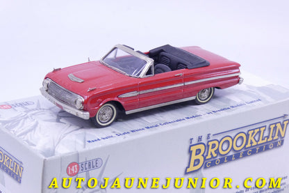 Le #2402 - Brooklin - Ford - Falcon Futura Sport Convertible Top Down "1963" -  #112 est en vente sur Auto Jaune Junior ! Découvrez nos collections de diecast Dinky-Toys, Corgi, Corgi-Toys, Solido, Norev… Découvrez notre magasin physique , AutoJaune Paris, ouvert en 1984 par Vincent Espinasse. 41 rue Cavendish, 75019 Paris. Tel : 01 42 40 61 23. Ouvert les mardi et vendredi de 13h à 19h. 