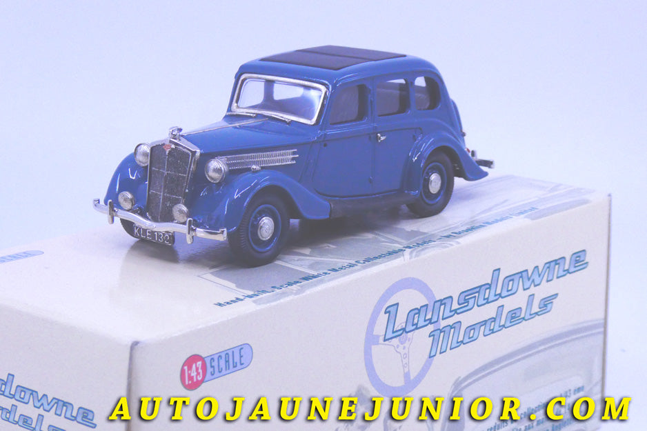 Le #2420 - Landsdown by Brooklin - Wolseley Motors - 18/85 Series III "1948" est en vente sur Auto Jaune Junior ! Découvrez nos collections de diecast Dinky-Toys, Corgi, Corgi-Toys, Solido, Norev… Découvrez notre magasin physique , AutoJaune Paris, ouvert en 1984 par Vincent Espinasse. 41 rue Cavendish, 75019 Paris. Tel : 01 42 40 61 23. Ouvert les mardi et vendredi de 13h à 19h. 