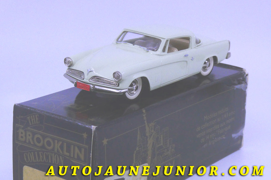 Le #2441 - Brooklin - Studebaker - Commander Starliner Coupé "1953" est en vente sur Auto Jaune Junior ! Découvrez nos collections de diecast Dinky-Toys, Corgi, Corgi-Toys, Solido, Norev… Découvrez notre magasin physique , AutoJaune Paris, ouvert en 1984 par Vincent Espinasse. 41 rue Cavendish, 75019 Paris. Tel : 01 42 40 61 23. Ouvert les mardi et vendredi de 13h à 19h. 