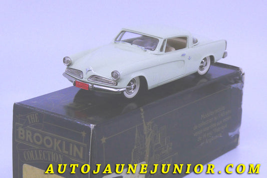 Le #2441 - Brooklin - Studebaker - Commander Starliner Coupé "1953" est en vente sur Auto Jaune Junior ! Découvrez nos collections de diecast Dinky-Toys, Corgi, Corgi-Toys, Solido, Norev… Découvrez notre magasin physique , AutoJaune Paris, ouvert en 1984 par Vincent Espinasse. 41 rue Cavendish, 75019 Paris. Tel : 01 42 40 61 23. Ouvert les mardi et vendredi de 13h à 19h. 
