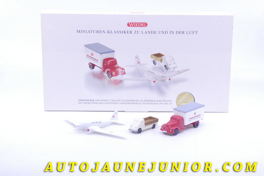 Le Wiking Coffret Coffret "Les classiques miniatures sur terre et dans les airs"  est en vente sur Auto Jaune Junior ! Découvrez nos collections de diecast Dinky-Toys, Corgi, Corgi-Toys, Solido, Norev… AutoJaune Junior ; Retrouvez AutoJauneJunior au magasin AutoJaune Paris, ouvert en 1984 par Vincent Espinasse. 