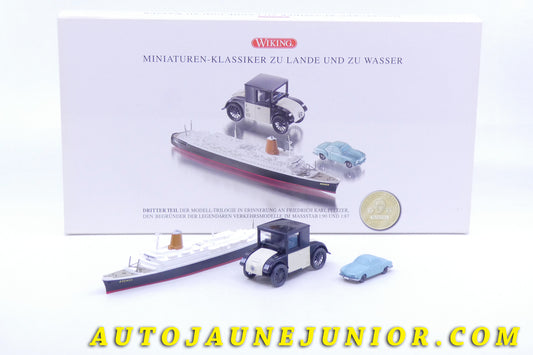 Le Wiking Coffret Coffret "Les classiques miniatures sur terre et dans l'eau"  est en vente sur Auto Jaune Junior ! Découvrez nos collections de diecast Dinky-Toys, Corgi, Corgi-Toys, Solido, Norev… AutoJaune Junior ; Retrouvez AutoJauneJunior au magasin AutoJaune Paris, ouvert en 1984 par Vincent Espinasse. 
