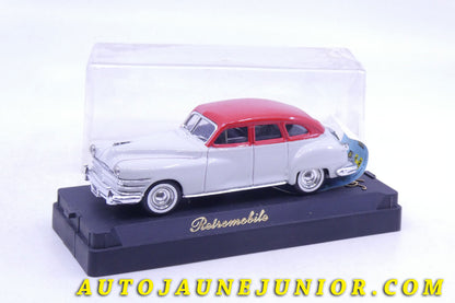 Le #2811 - Solido - Chrysler - Windsor (Edition spéciale bicolore Rétromobile) est en vente sur Auto Jaune Junior ! Découvrez nos collections de diecast Dinky-Toys, Corgi, Corgi-Toys, Solido, Norev… Découvrez notre magasin physique , AutoJaune Paris, ouvert en 1984 par Vincent Espinasse. 41 rue Cavendish, 75019 Paris. Tel : 01 42 40 61 23. Ouvert les mardi et vendredi de 13h à 19h. 