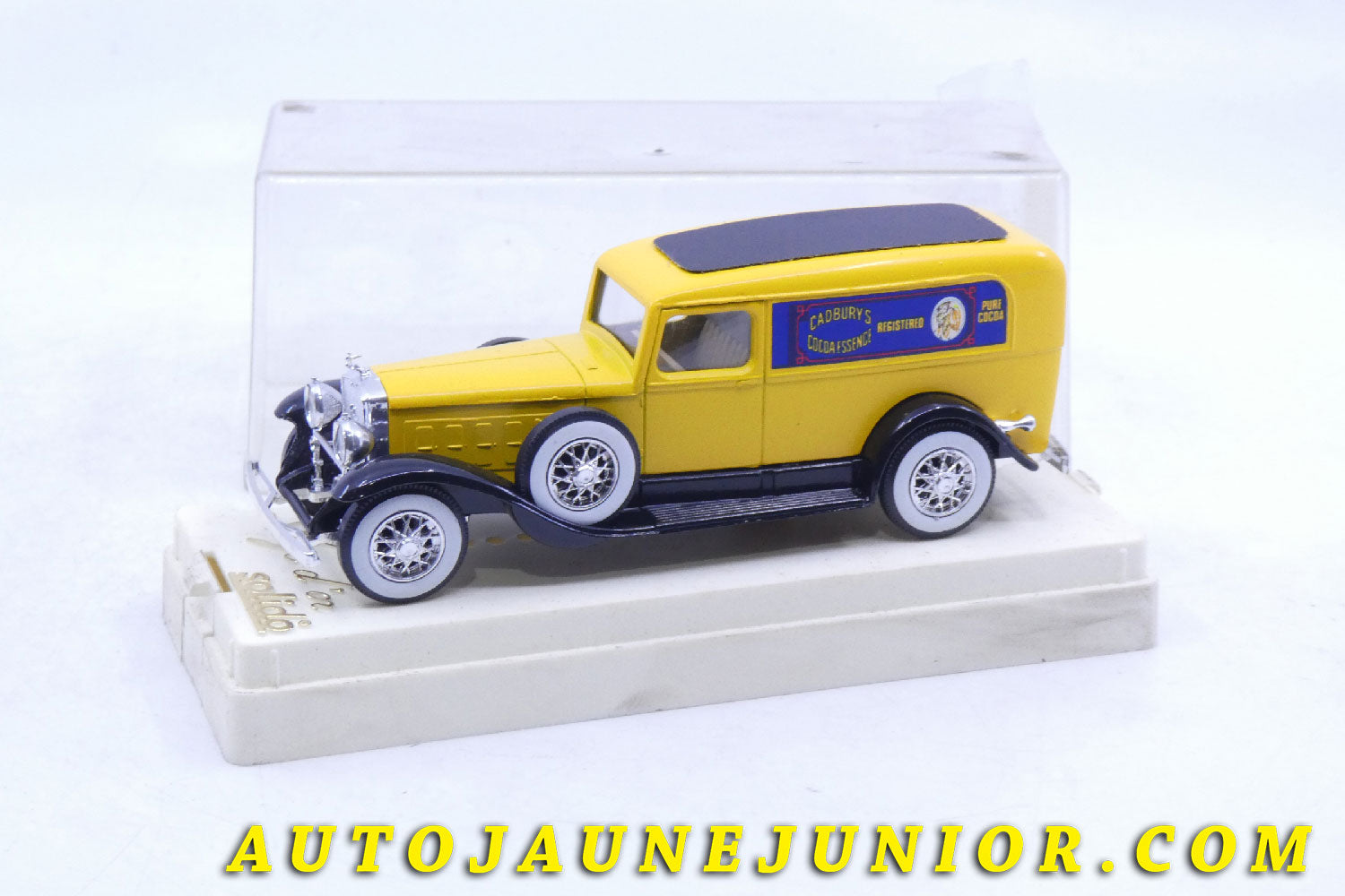 Le #2816 - Solido - Cadillac - V16 1931 "Cadbury's" est en vente sur Auto Jaune Junior ! Découvrez nos collections de diecast Dinky-Toys, Corgi, Corgi-Toys, Solido, Norev… Découvrez notre magasin physique , AutoJaune Paris, ouvert en 1984 par Vincent Espinasse. 41 rue Cavendish, 75019 Paris. Tel : 01 42 40 61 23. Ouvert les mardi et vendredi de 13h à 19h. 