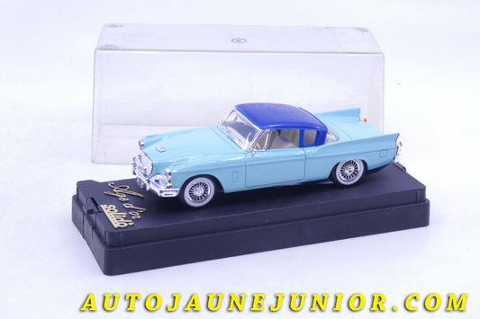Le #2817 - Solido - Studebaker - Coupé 1957 est en vente sur Auto Jaune Junior ! Découvrez nos collections de diecast Dinky-Toys, Corgi, Corgi-Toys, Solido, Norev… Découvrez notre magasin physique , AutoJaune Paris, ouvert en 1984 par Vincent Espinasse. 41 rue Cavendish, 75019 Paris. Tel : 01 42 40 61 23. Ouvert les mardi et vendredi de 13h à 19h. 