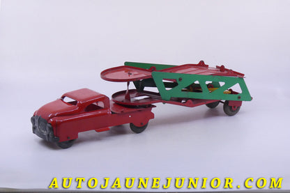 Le Banner (à confirmer ! ) Camion - Semi Remorque Porte auto (à frictions est en vente sur Auto Jaune Junior ! Découvrez nos collections de diecast Dinky-Toys, Corgi, Corgi-Toys, Solido, Norev… AutoJaune Junior ; Retrouvez AutoJauneJunior au magasin AutoJaune Paris, ouvert en 1984 par Vincent Espinasse. 
