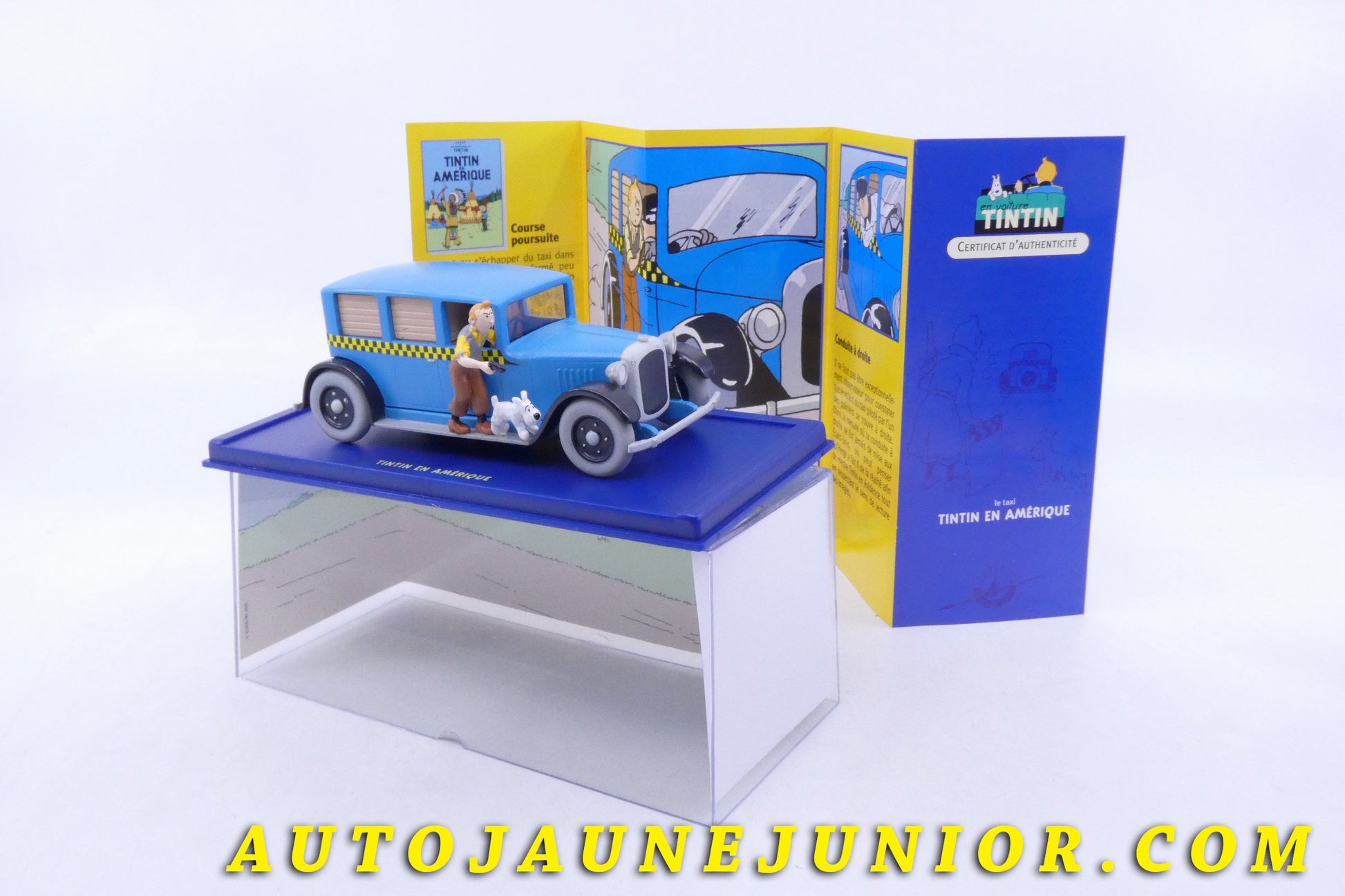 Le Atlas Auto Taxi Checker - Tintin en Amerique est en vente sur Auto Jaune Junior ! Découvrez nos collections de diecast Dinky-Toys, Corgi, Corgi-Toys, Solido, Norev… AutoJaune Junior ; Retrouvez AutoJauneJunior au magasin AutoJaune Paris, ouvert en 1984 par Vincent Espinasse. 