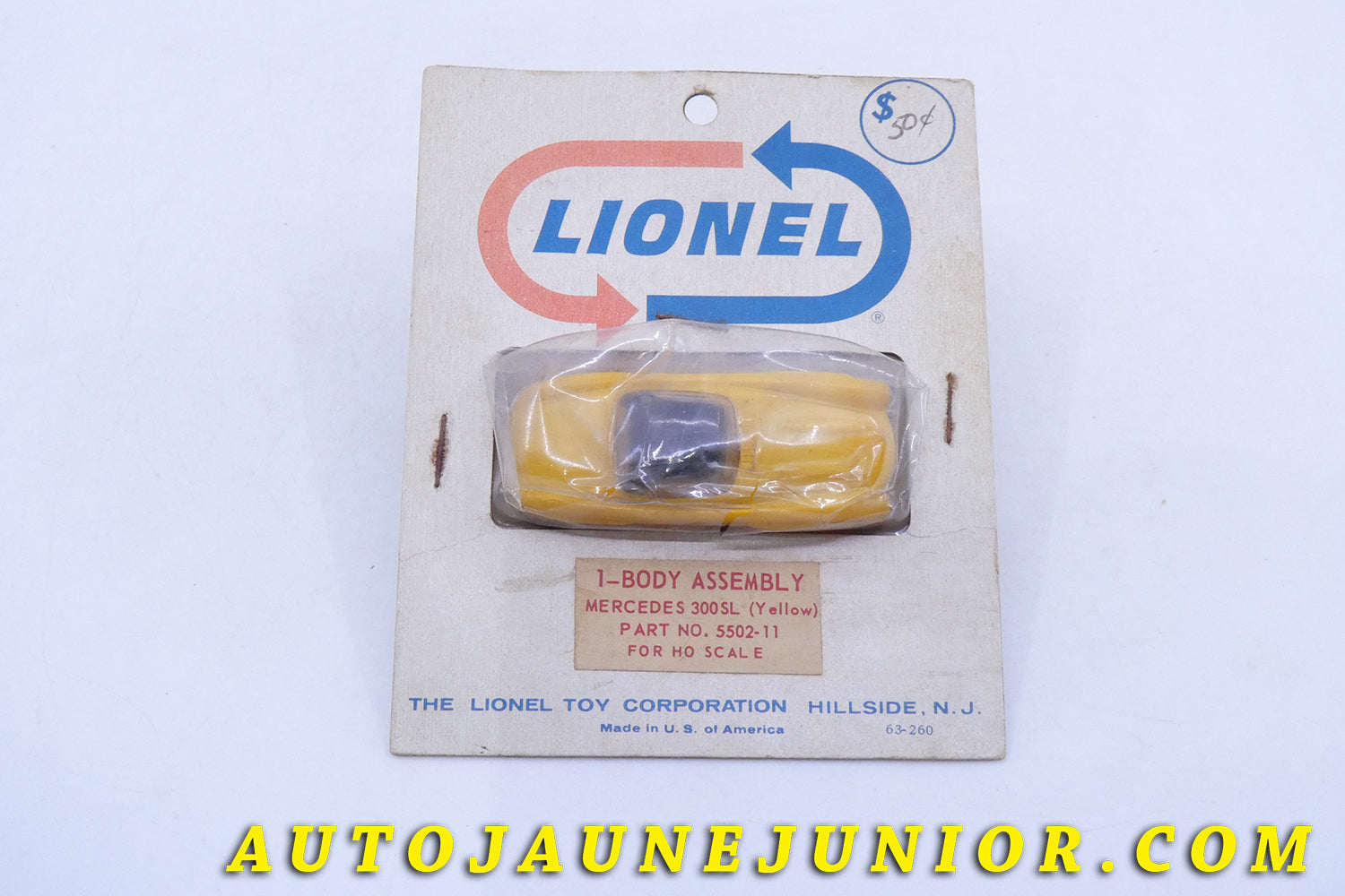 Le Lionel Mercedes 300SL est en vente sur Auto Jaune Junior ! Découvrez nos collections de diecast Dinky-Toys, Corgi, Corgi-Toys, Solido, Norev… AutoJaune Junior ; Retrouvez AutoJauneJunior au magasin AutoJaune Paris, ouvert en 1984 par Vincent Espinasse. 