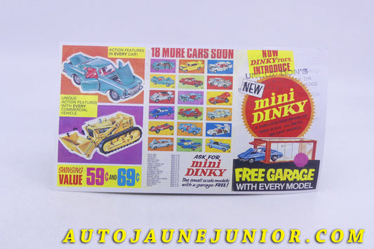 #3266 - Dinky Toys - dépliant - Dépliant promotionnel (photocopie)