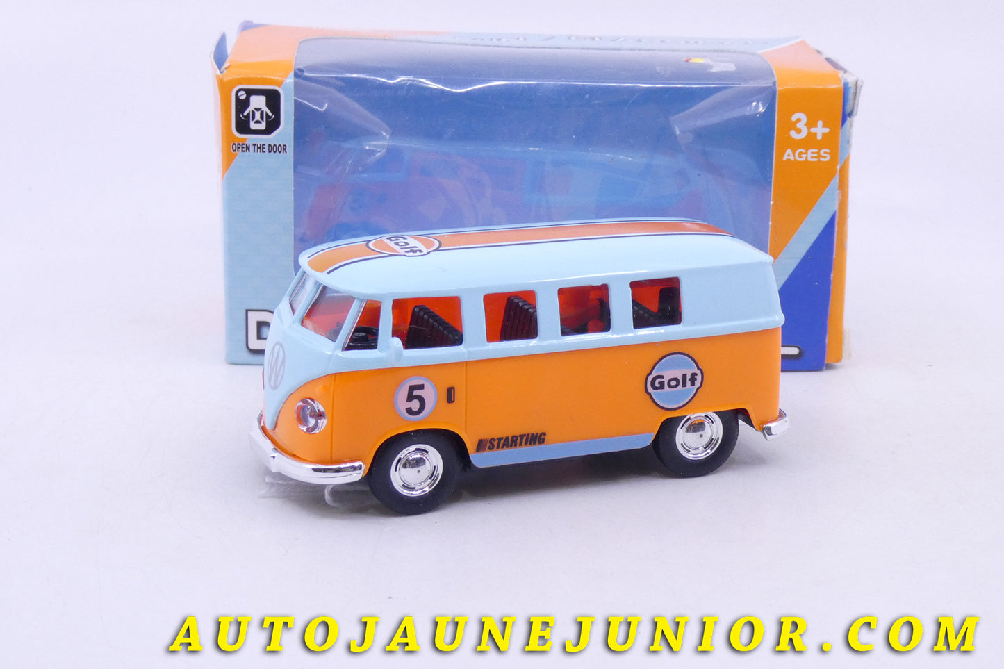 Le Chine Volkswagen T1 Combi Golf est en vente sur Auto Jaune Junior ! Découvrez nos collections de diecast Dinky-Toys, Corgi, Corgi-Toys, Solido, Norev… AutoJaune Junior ; Retrouvez AutoJauneJunior au magasin AutoJaune Paris, ouvert en 1984 par Vincent Espinasse. 