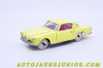 Le #3414 - Dinky Toys - Alfa Roméo  - 1900 Coupé est en vente sur Auto Jaune Junior ! Découvrez nos collections de diecast Dinky-Toys, Corgi, Corgi-Toys, Solido, Norev… Découvrez notre magasin physique , AutoJaune Paris, ouvert en 1984 par Vincent Espinasse. 41 rue Cavendish, 75019 Paris. Tel : 01 42 40 61 23. Ouvert les mardi et vendredi de 13h à 19h. 