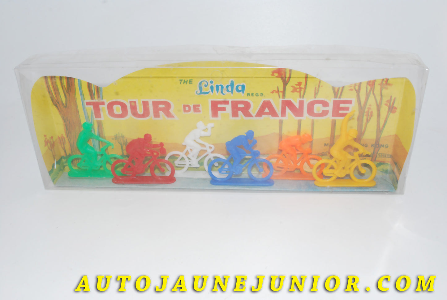 Le #3461 - Linda - Coffret Hong Kong - Peloton Tour de France cycliste est en vente sur Auto Jaune Junior ! Découvrez nos collections de diecast Dinky-Toys, Corgi, Corgi-Toys, Solido, Norev… Découvrez notre magasin physique , AutoJaune Paris, ouvert en 1984 par Vincent Espinasse. 41 rue Cavendish, 75019 Paris. Tel : 01 42 40 61 23. Ouvert les mardi et vendredi de 13h à 19h. 