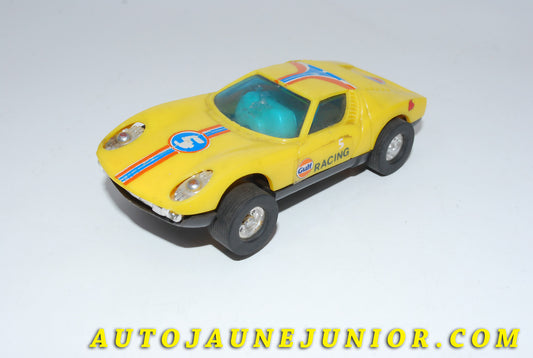Le #3466 - Playart - Lamborghini - Miura Gulf Racing #5 est en vente sur Auto Jaune Junior ! Découvrez nos collections de diecast Dinky-Toys, Corgi, Corgi-Toys, Solido, Norev… Découvrez notre magasin physique , AutoJaune Paris, ouvert en 1984 par Vincent Espinasse. 41 rue Cavendish, 75019 Paris. Tel : 01 42 40 61 23. Ouvert les mardi et vendredi de 13h à 19h. 