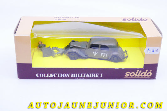 Le #3513 - Solido - Citroën - 15cv traction avant FFI est en vente sur Auto Jaune Junior ! Découvrez nos collections de diecast Dinky-Toys, Corgi, Corgi-Toys, Solido, Norev… Découvrez notre magasin physique , AutoJaune Paris, ouvert en 1984 par Vincent Espinasse. 41 rue Cavendish, 75019 Paris. Tel : 01 42 40 61 23. Ouvert les mardi et vendredi de 13h à 19h. 