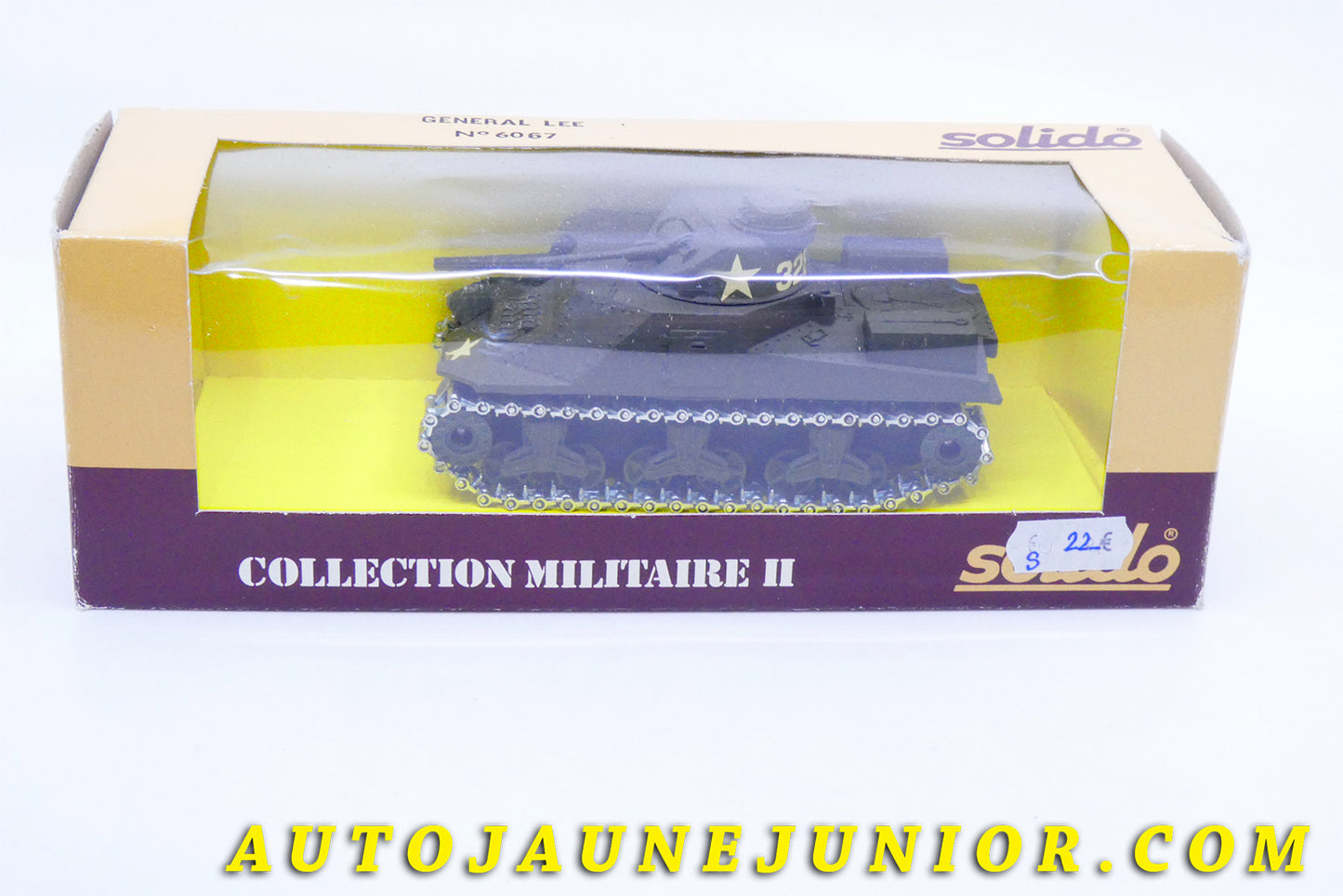 Le #3515 - Solido - Char - General Lee est en vente sur Auto Jaune Junior ! Découvrez nos collections de diecast Dinky-Toys, Corgi, Corgi-Toys, Solido, Norev… Découvrez notre magasin physique , AutoJaune Paris, ouvert en 1984 par Vincent Espinasse. 41 rue Cavendish, 75019 Paris. Tel : 01 42 40 61 23. Ouvert les mardi et vendredi de 13h à 19h. 