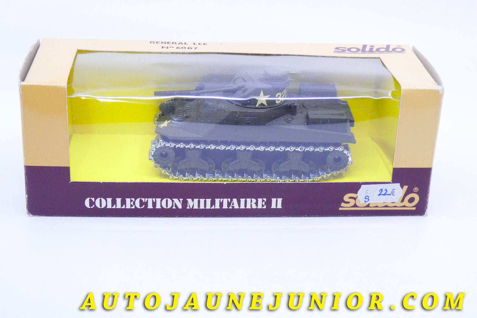 Le #3515 - Solido - Char - General Lee est en vente sur Auto Jaune Junior ! Découvrez nos collections de diecast Dinky-Toys, Corgi, Corgi-Toys, Solido, Norev… Découvrez notre magasin physique , AutoJaune Paris, ouvert en 1984 par Vincent Espinasse. 41 rue Cavendish, 75019 Paris. Tel : 01 42 40 61 23. Ouvert les mardi et vendredi de 13h à 19h. 