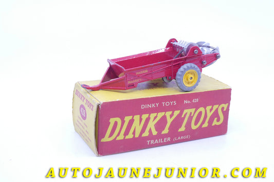 Le Dinky Toys Massey Harris Remorque épandeur est en vente sur Auto Jaune Junior ! Découvrez nos collections de diecast Dinky-Toys, Corgi, Corgi-Toys, Solido, Norev… AutoJaune Junior ; Retrouvez AutoJauneJunior au magasin AutoJaune Paris, ouvert en 1984 par Vincent Espinasse. 