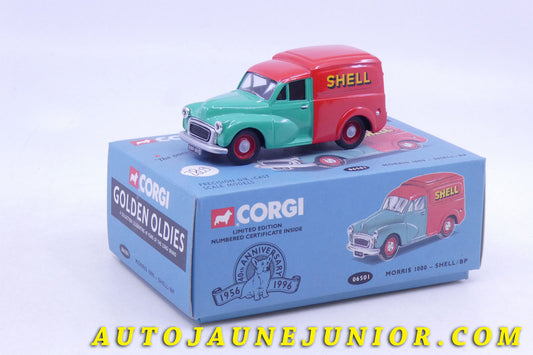 Le #3725 - Corgi Toys - Morris - Fourgonette 1000 "Shell" est en vente sur Auto Jaune Junior ! Découvrez nos collections de diecast Dinky-Toys, Corgi, Corgi-Toys, Solido, Norev… Découvrez notre magasin physique , AutoJaune Paris, ouvert en 1984 par Vincent Espinasse. 41 rue Cavendish, 75019 Paris. Tel : 01 42 40 61 23. Ouvert les mardi et vendredi de 13h à 19h. 