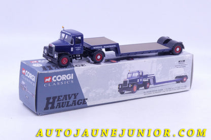 Le #3727 - Corgi Toys - Scammel - Semi remorque Porte Engin est en vente sur Auto Jaune Junior ! Découvrez nos collections de diecast Dinky-Toys, Corgi, Corgi-Toys, Solido, Norev… Découvrez notre magasin physique , AutoJaune Paris, ouvert en 1984 par Vincent Espinasse. 41 rue Cavendish, 75019 Paris. Tel : 01 42 40 61 23. Ouvert les mardi et vendredi de 13h à 19h. 