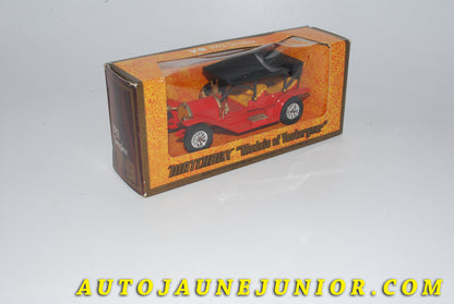 Le #3744 - Matchbox - Berline - 1912 Simplex est en vente sur Auto Jaune Junior ! Découvrez nos collections de diecast Dinky-Toys, Corgi, Corgi-Toys, Solido, Norev… Découvrez notre magasin physique , AutoJaune Paris, ouvert en 1984 par Vincent Espinasse. 41 rue Cavendish, 75019 Paris. Tel : 01 42 40 61 23. Ouvert les mardi et vendredi de 13h à 19h. 