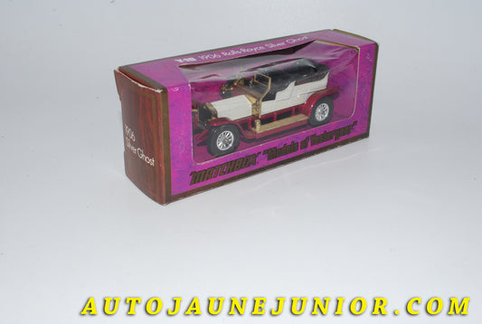 Le #3746 - Autre Fabriquant - Rolls Royce - Silver Ghost "1906" est en vente sur Auto Jaune Junior ! Découvrez nos collections de diecast Dinky-Toys, Corgi, Corgi-Toys, Solido, Norev… Découvrez notre magasin physique , AutoJaune Paris, ouvert en 1984 par Vincent Espinasse. 41 rue Cavendish, 75019 Paris. Tel : 01 42 40 61 23. Ouvert les mardi et vendredi de 13h à 19h. 