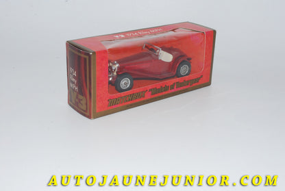 Le #3761 - Matchbox - Riley - Cabriolet MPH 1934 est en vente sur Auto Jaune Junior ! Découvrez nos collections de diecast Dinky-Toys, Corgi, Corgi-Toys, Solido, Norev… Découvrez notre magasin physique , AutoJaune Paris, ouvert en 1984 par Vincent Espinasse. 41 rue Cavendish, 75019 Paris. Tel : 01 42 40 61 23. Ouvert les mardi et vendredi de 13h à 19h. 