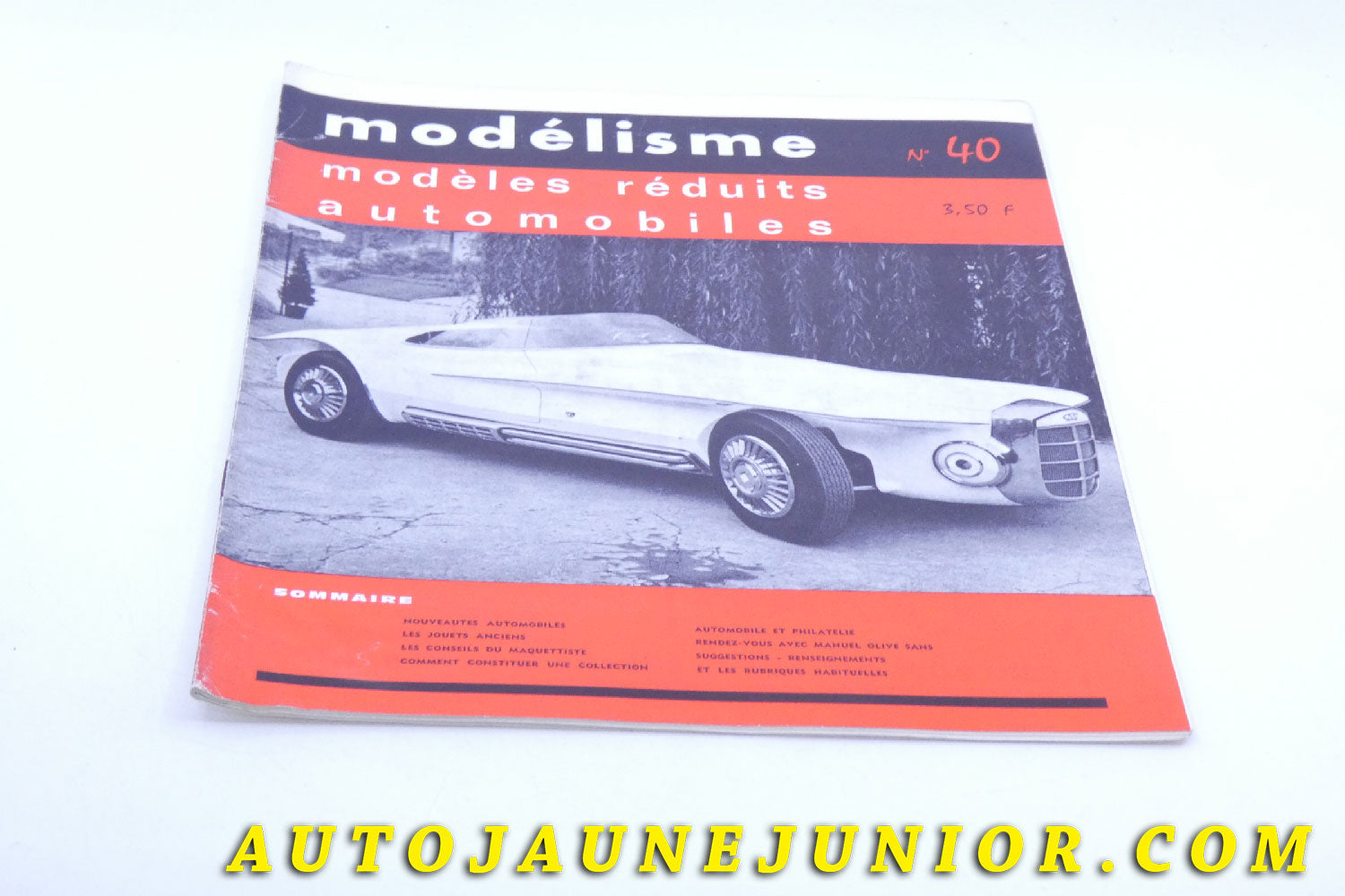 Le #3802 - Edition - Magazine - Modélisme Numéro 40 est en vente sur Auto Jaune Junior ! Découvrez nos collections de diecast Dinky-Toys, Corgi, Corgi-Toys, Solido, Norev… Découvrez notre magasin physique , AutoJaune Paris, ouvert en 1984 par Vincent Espinasse. 41 rue Cavendish, 75019 Paris. Tel : 01 42 40 61 23. Ouvert les mardi et vendredi de 13h à 19h. 