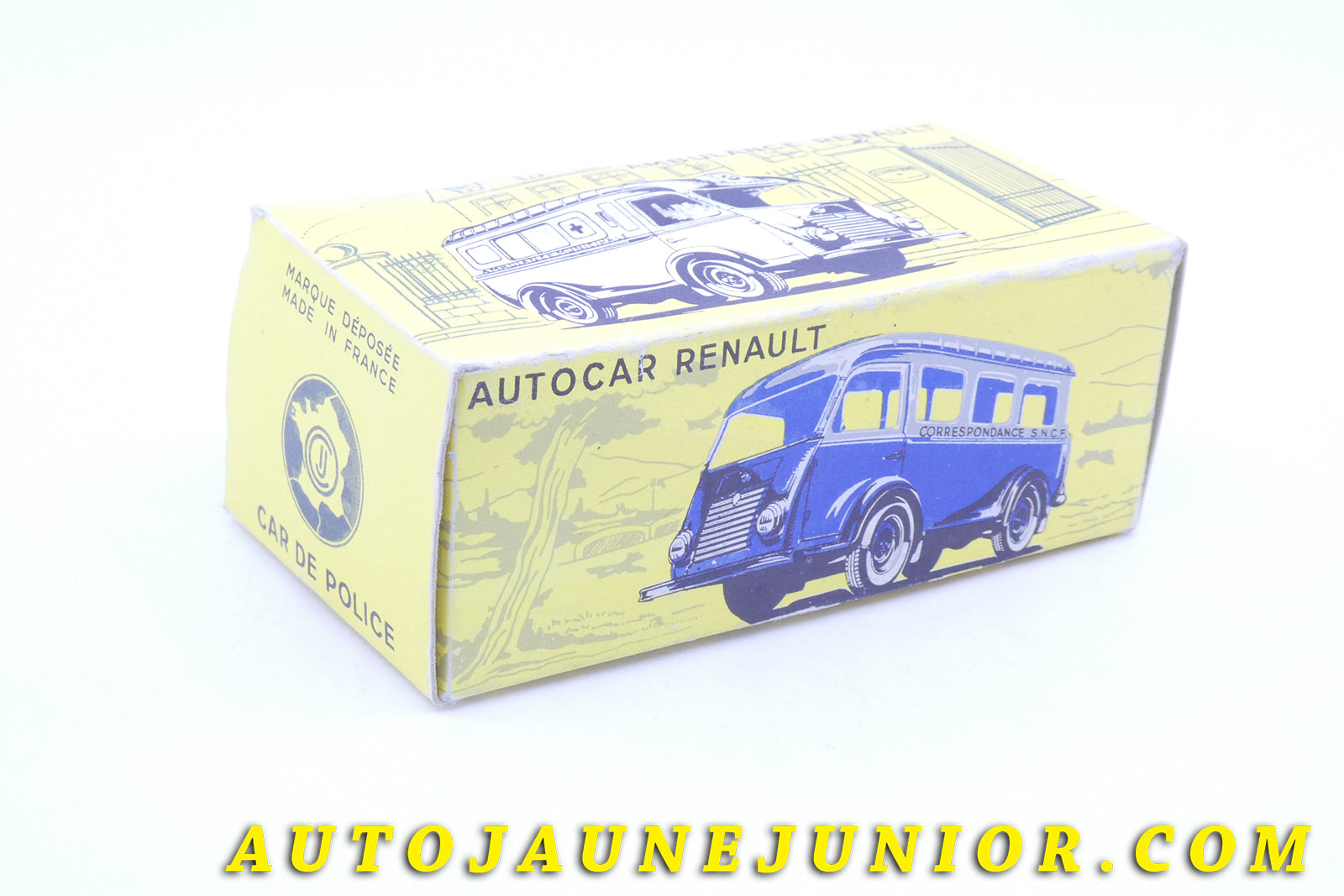 Le #3951 - C-I-J - Renault - 1000Kgs fourgon police est en vente sur Auto Jaune Junior ! Découvrez nos collections de diecast Dinky-Toys, Corgi, Corgi-Toys, Solido, Norev… Découvrez notre magasin physique , AutoJaune Paris, ouvert en 1984 par Vincent Espinasse. 41 rue Cavendish, 75019 Paris. Tel : 01 42 40 61 23. Ouvert les mardi et vendredi de 13h à 19h. 