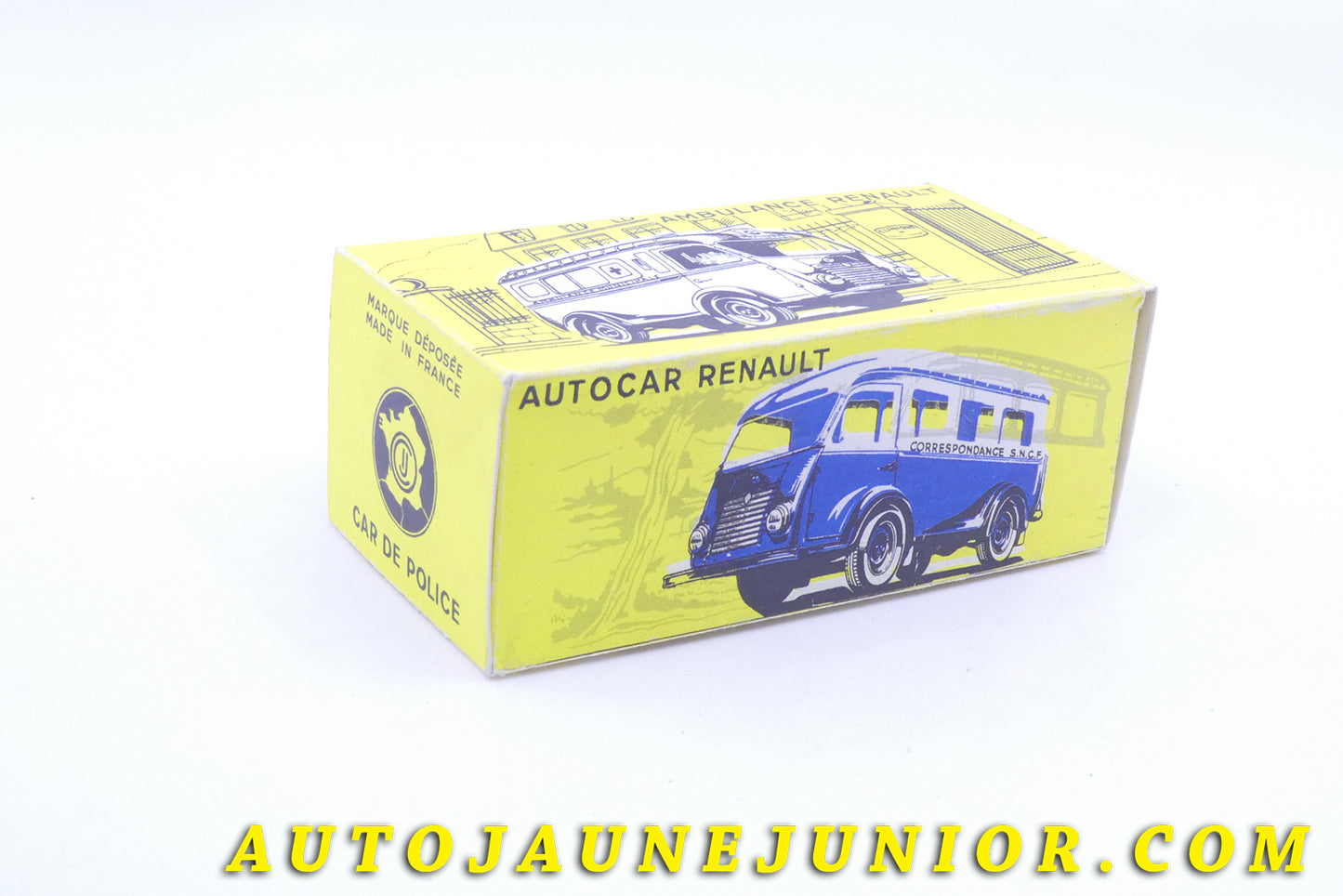 Le #3954 - C-I-J - Renault - 1000Kgs fourgon police est en vente sur Auto Jaune Junior ! Découvrez nos collections de diecast Dinky-Toys, Corgi, Corgi-Toys, Solido, Norev… Découvrez notre magasin physique , AutoJaune Paris, ouvert en 1984 par Vincent Espinasse. 41 rue Cavendish, 75019 Paris. Tel : 01 42 40 61 23. Ouvert les mardi et vendredi de 13h à 19h. 