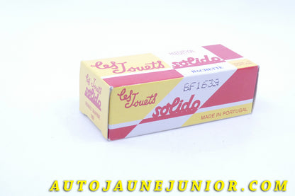 Le #3971 - Solido - Renault - Dauphine 1962 est en vente sur Auto Jaune Junior ! Découvrez nos collections de diecast Dinky-Toys, Corgi, Corgi-Toys, Solido, Norev… Découvrez notre magasin physique , AutoJaune Paris, ouvert en 1984 par Vincent Espinasse. 41 rue Cavendish, 75019 Paris. Tel : 01 42 40 61 23. Ouvert les mardi et vendredi de 13h à 19h. 